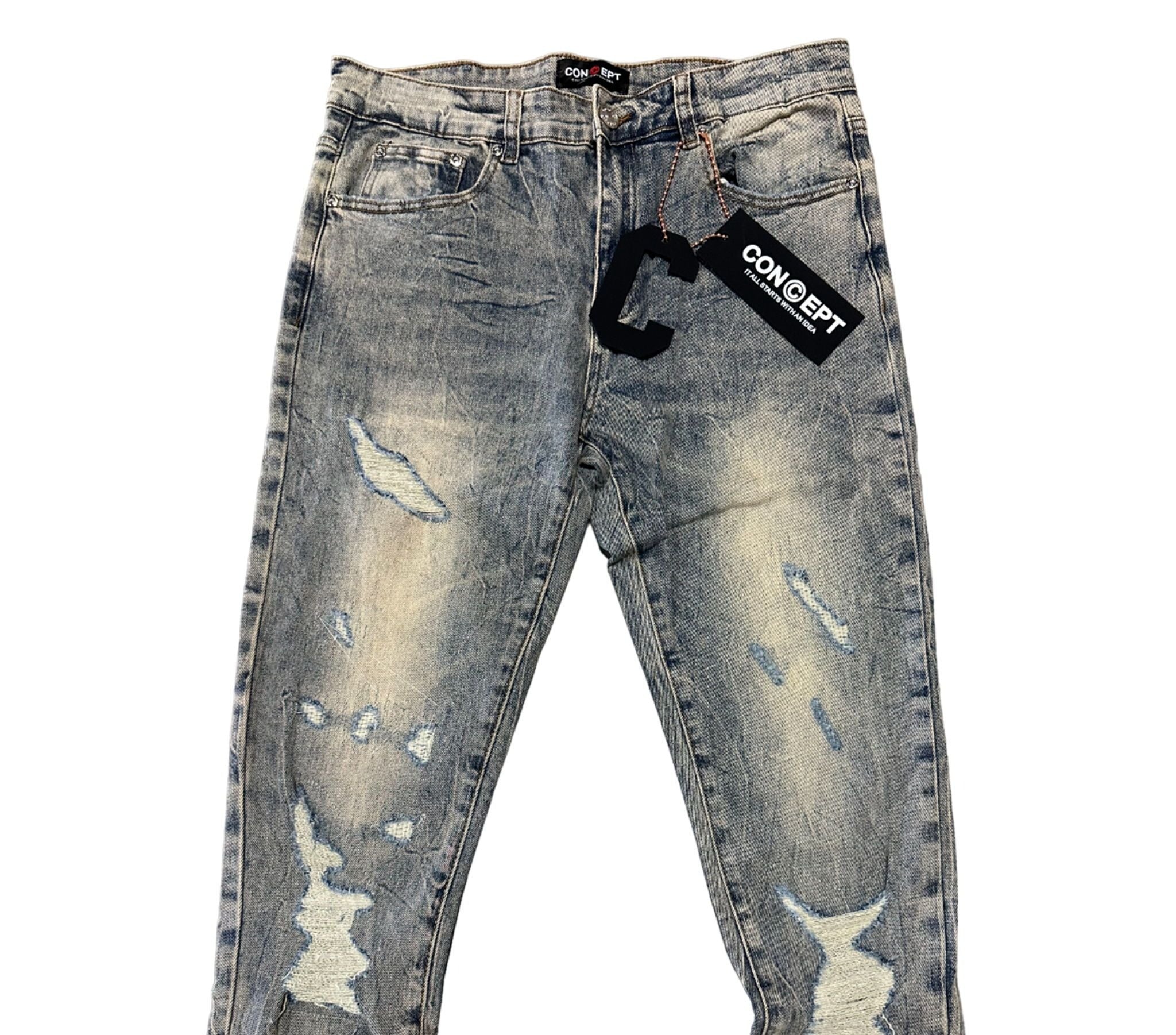 Duke in Dirty Wash by CONCEPT JEANS