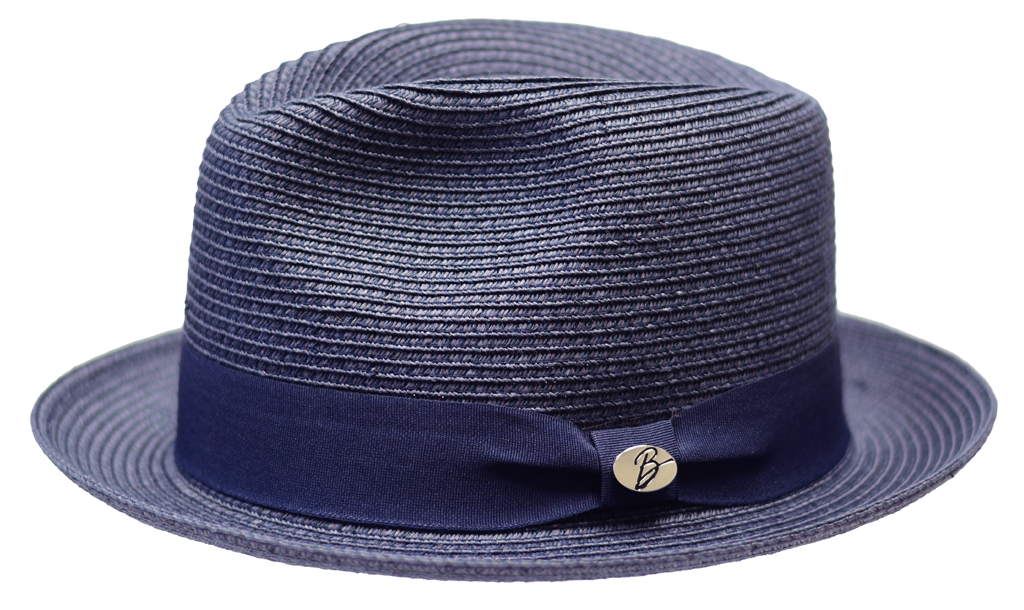 Leonardo Collection Semi-Crushable Fedora Pinch Front Snap Brim by Bruno Capelo