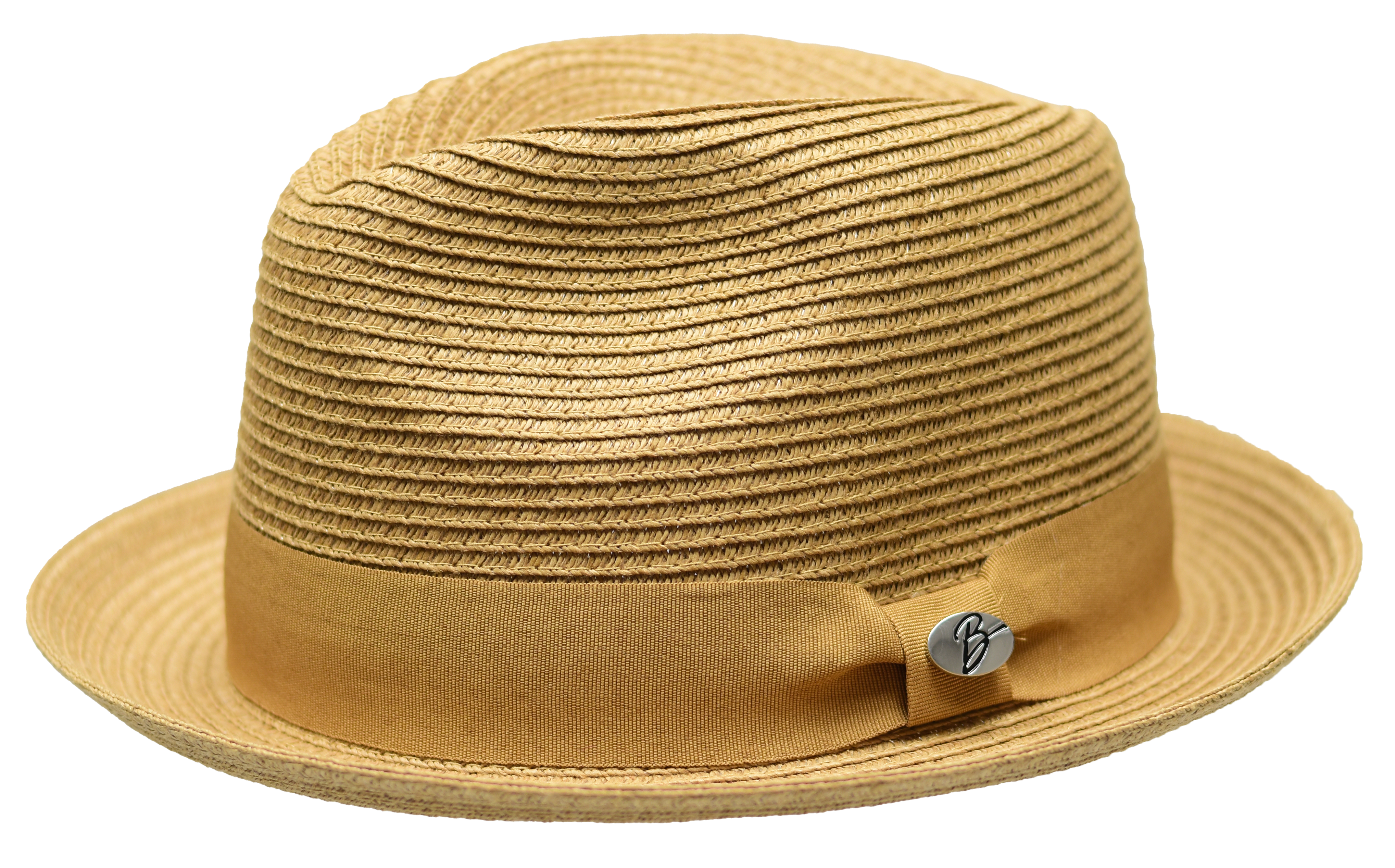 Leonardo Collection Semi-Crushable Fedora Pinch Front Snap Brim by Bruno Capelo