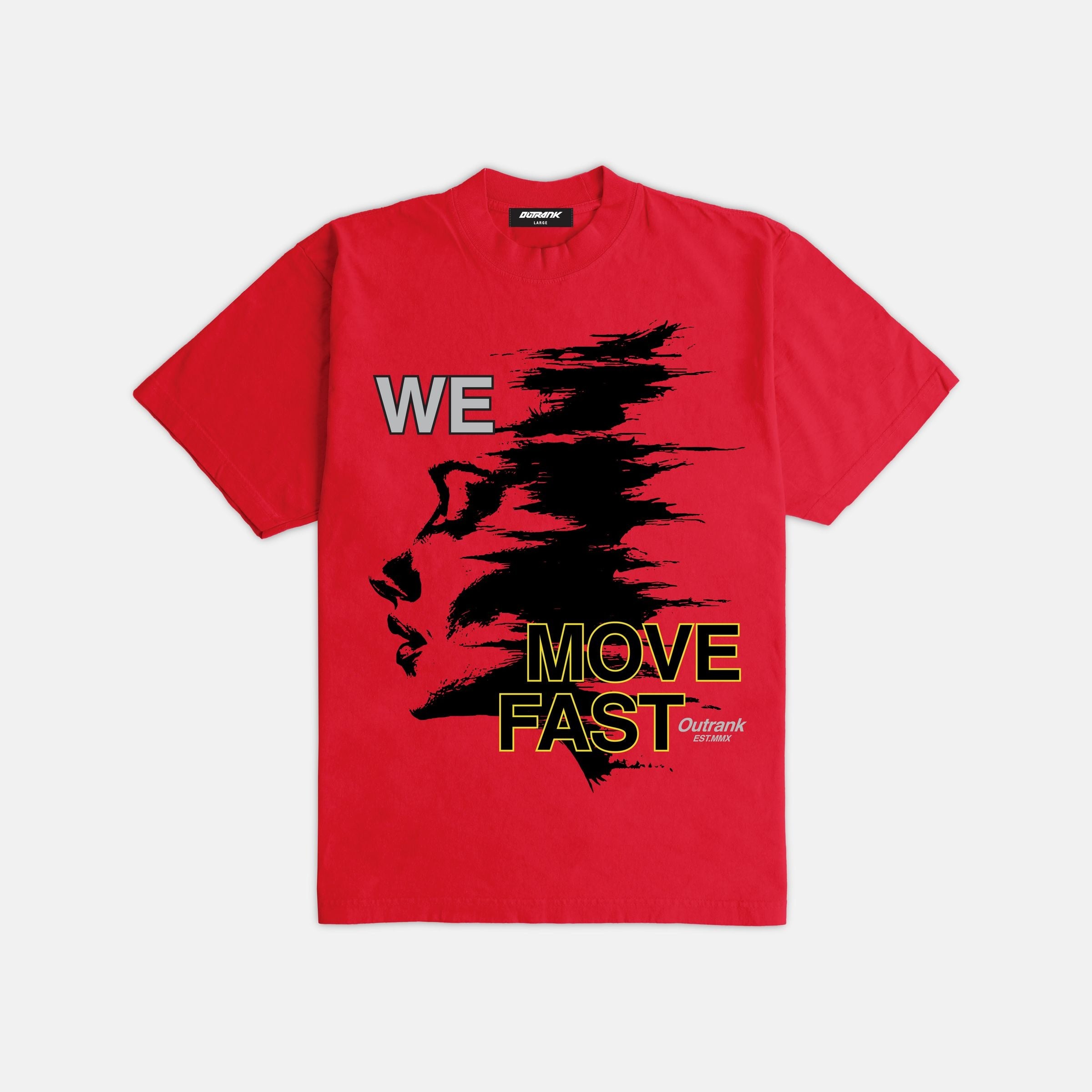 We Move Fast Ultra Heavyweight T-shirt (OR3508PR)