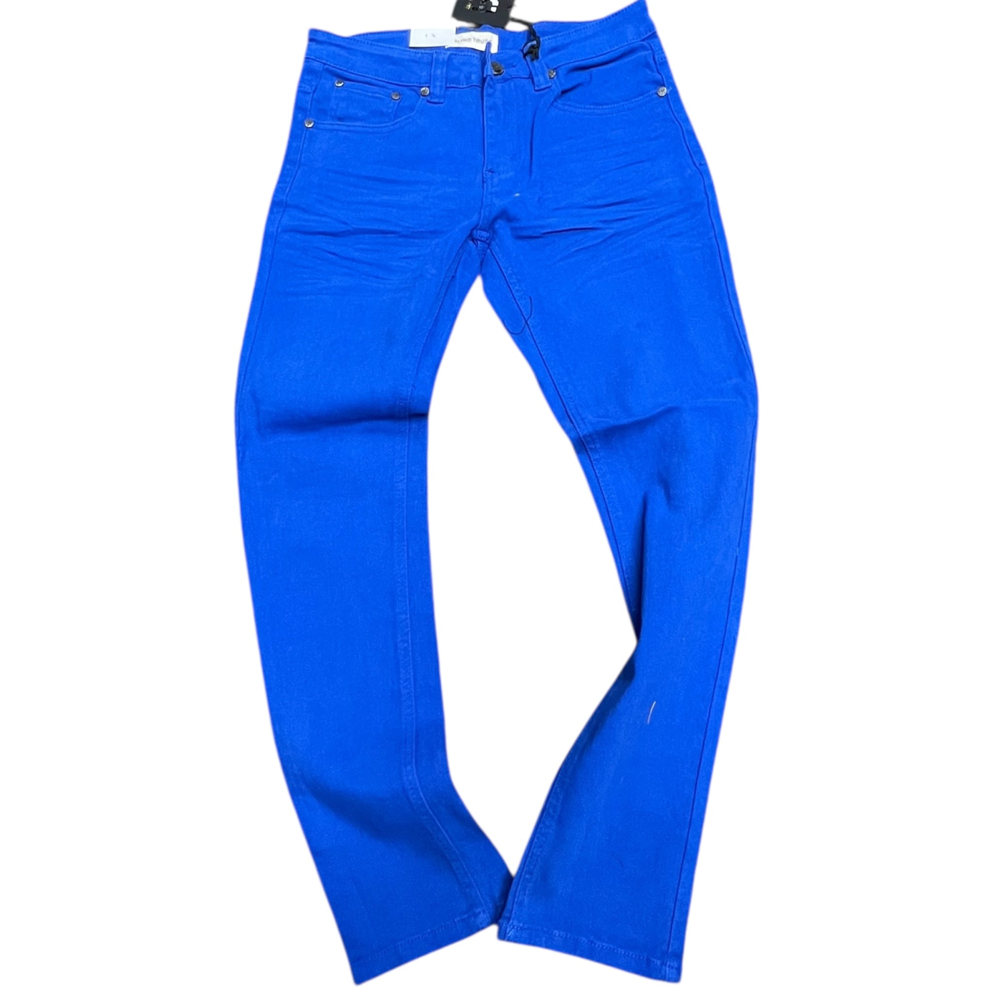 Slim Fit Stretch Royal Blue Pants/Jeans by Blind Trust