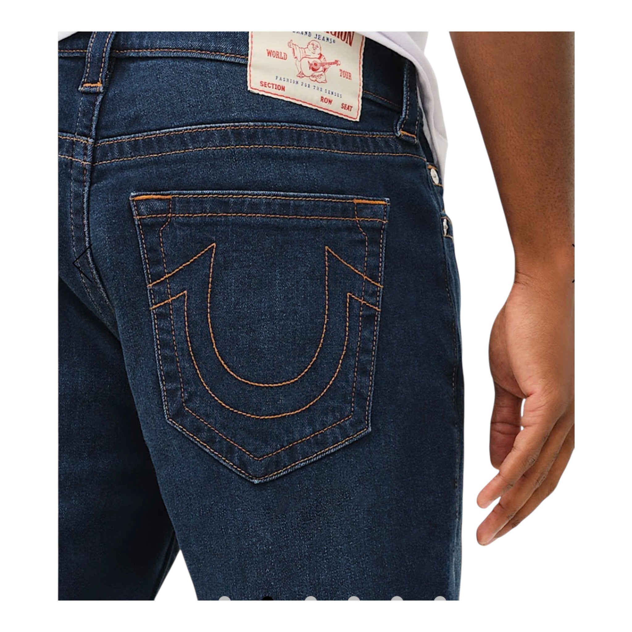TRUE RELIGION ROCCO SKINNY JEAN 32"