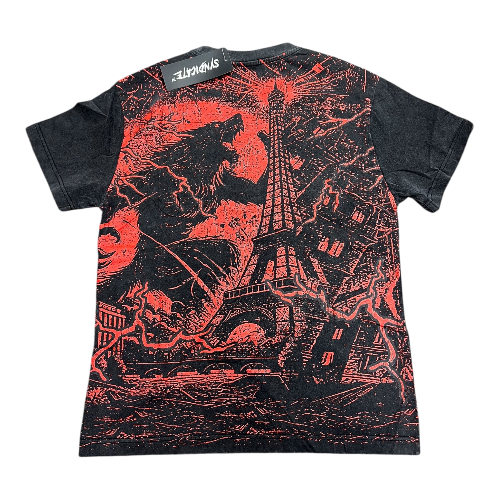 "Eiffel Tower Tee" Black (SYNT - 31)