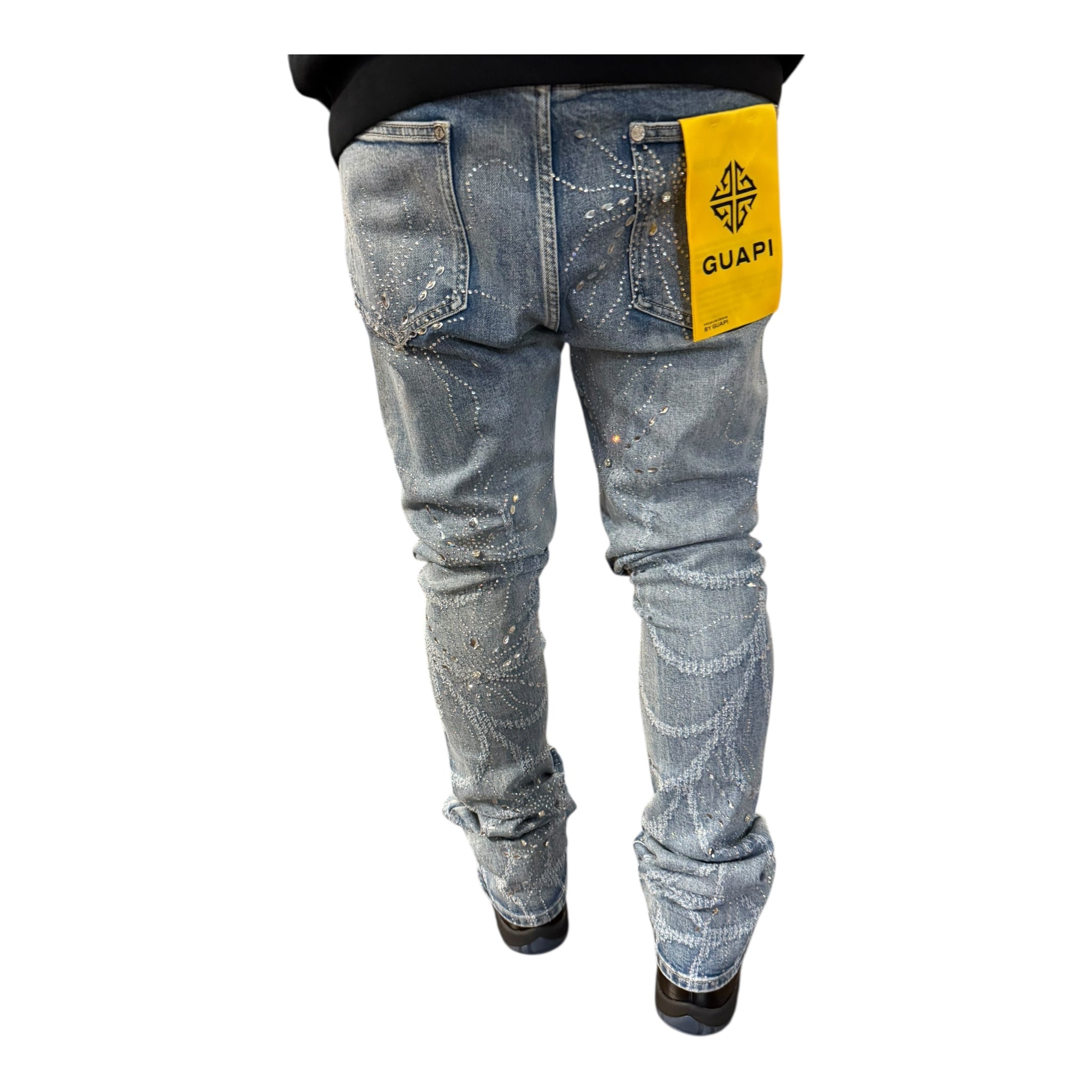GUAPI Steel Blue Spider Denim