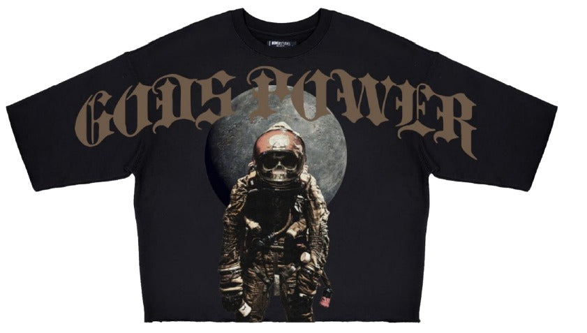 GODS POWER CROPPED TEE (RK1481652) BY ROKU Studio