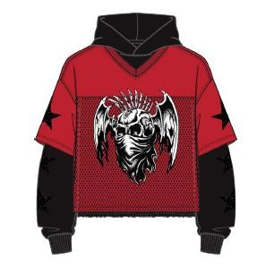BAD HABITS TWOFER FLEECE HOODIE (RK5481869) by Roku Studio