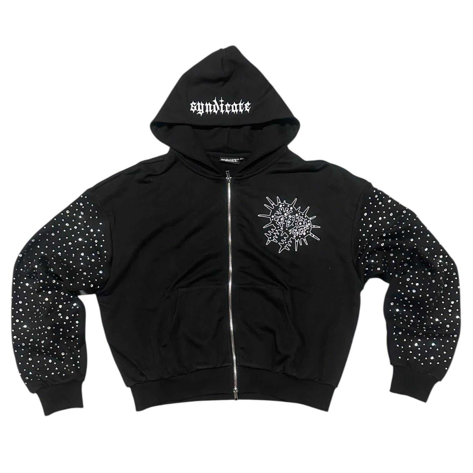 The Syndicates "KEYS" ZIP UP- BLACK (SYNH_11 (2))