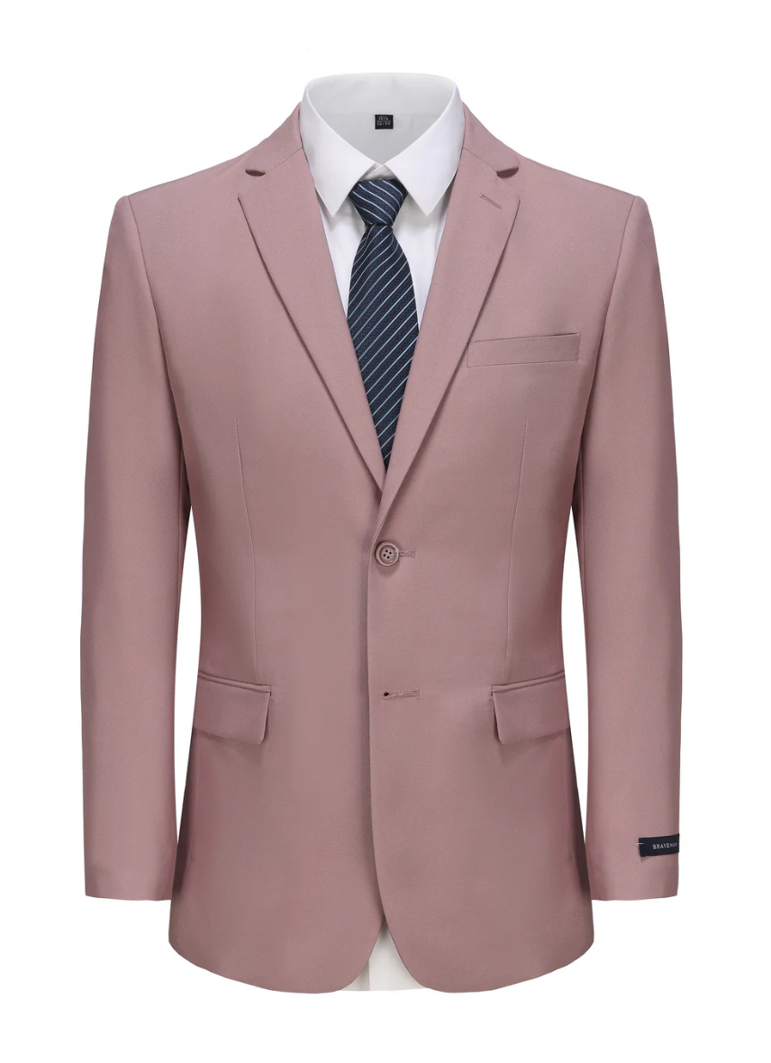 PRO 2 BRAVEMAN Men's Suit in Blush Pink