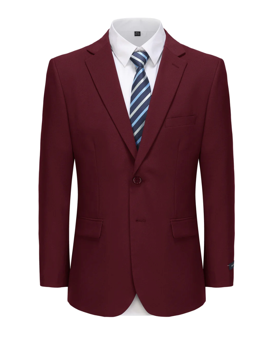 PRO 2 BRAVEMAN Men's Suit in Maroon