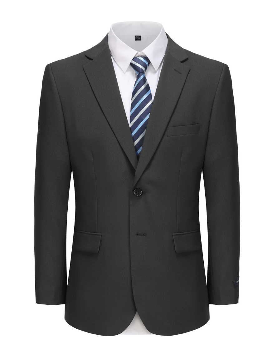 PRO 2 BRAVEMAN Men's Suit in Charcoal Grey