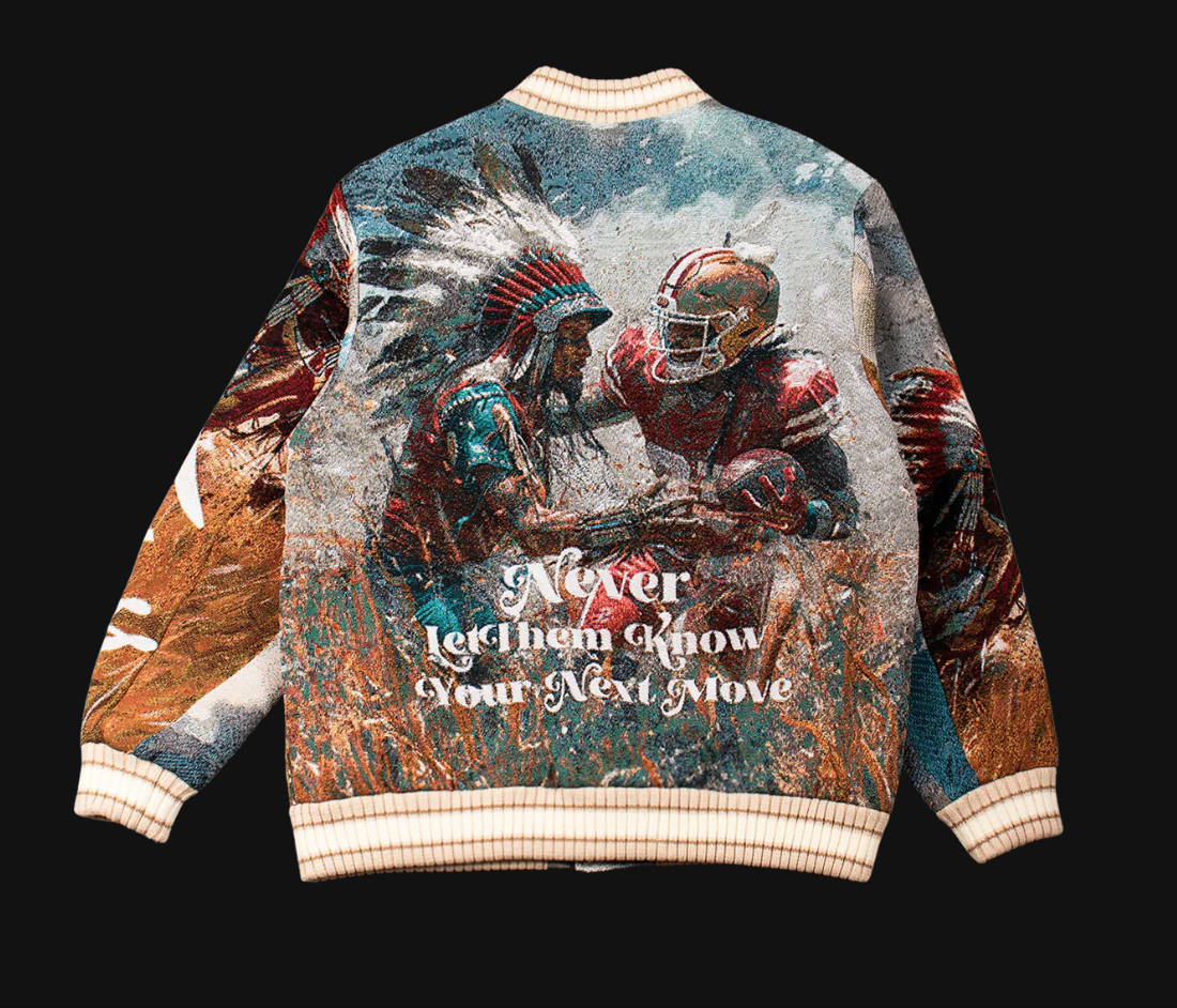 "Warfare" Tapestry jacket