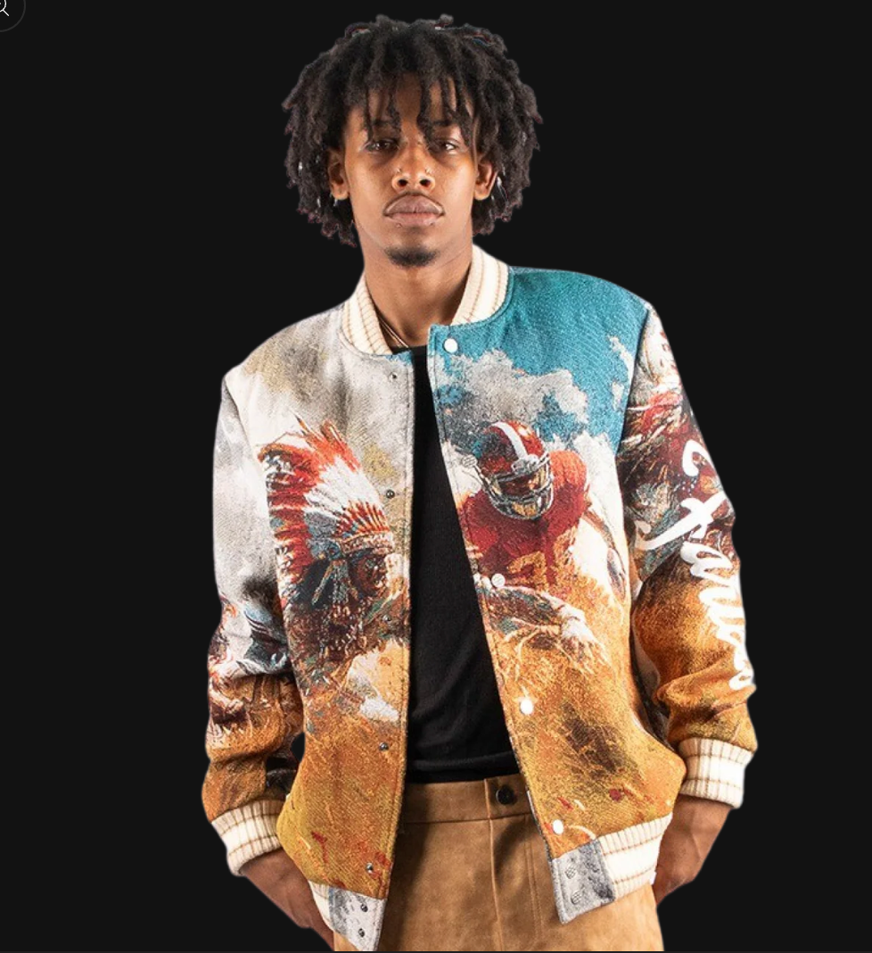 "Warfare" Tapestry jacket