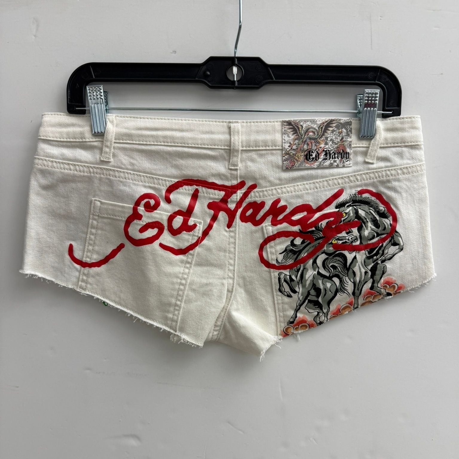 HORSES MICRO DENIM SHORT (WEHD8005-1)