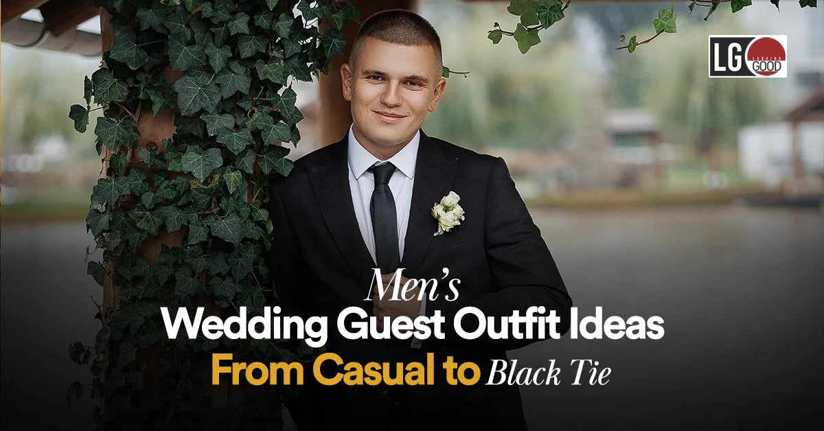 Men’s Wedding Guest Outfit Ideas: Casual to Black Tie Looks