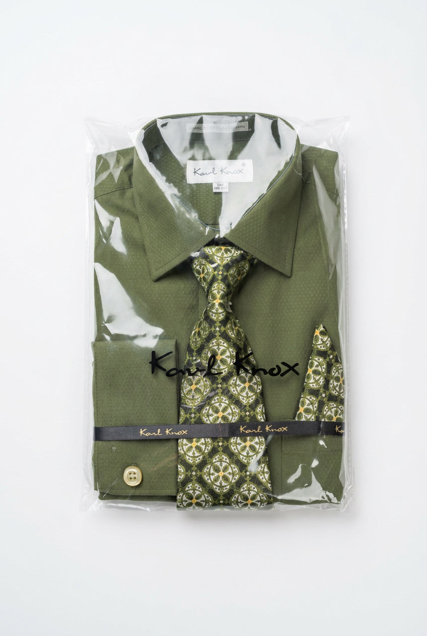 Karl Knox Dress Shirt Set