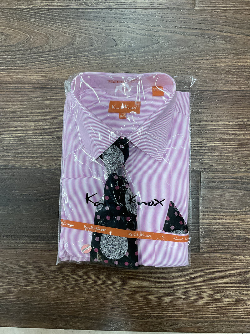 Karl Knox Pink Dress Shirt for Men