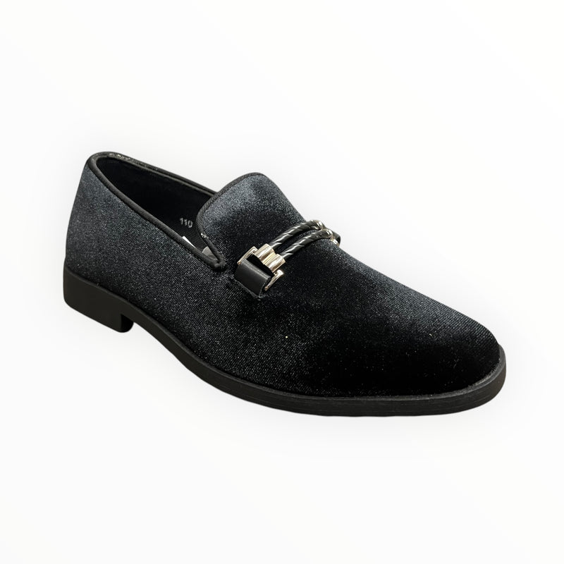 Basic Black Velvet shoe