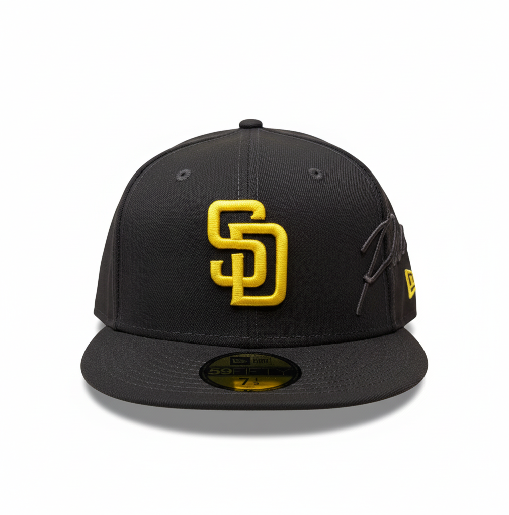 New Era Padres Side Scripted Fitted