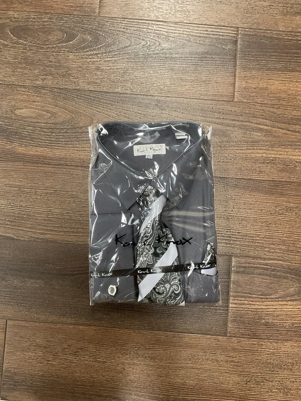 Karl Knox Gray Dress Shirt for Men