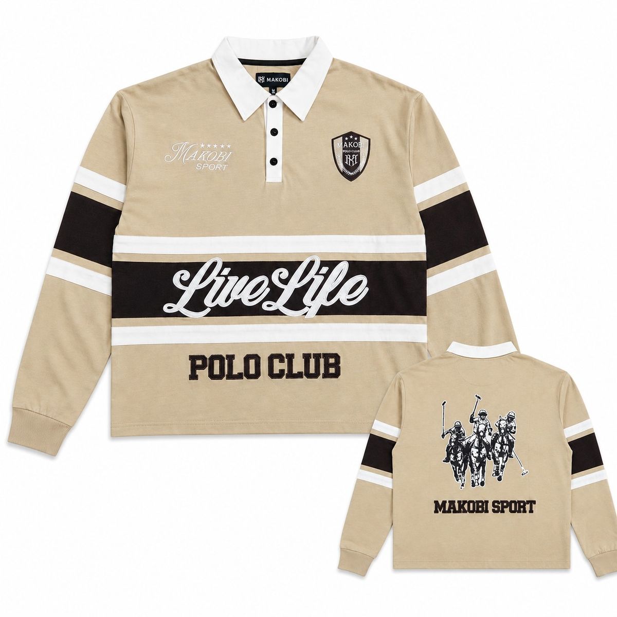 Makobi Live Life Rugby Polo