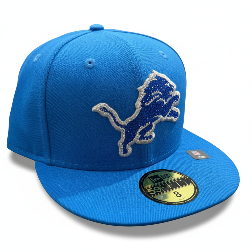 New Era Detroit Lions Rhinestone Fitted Hat