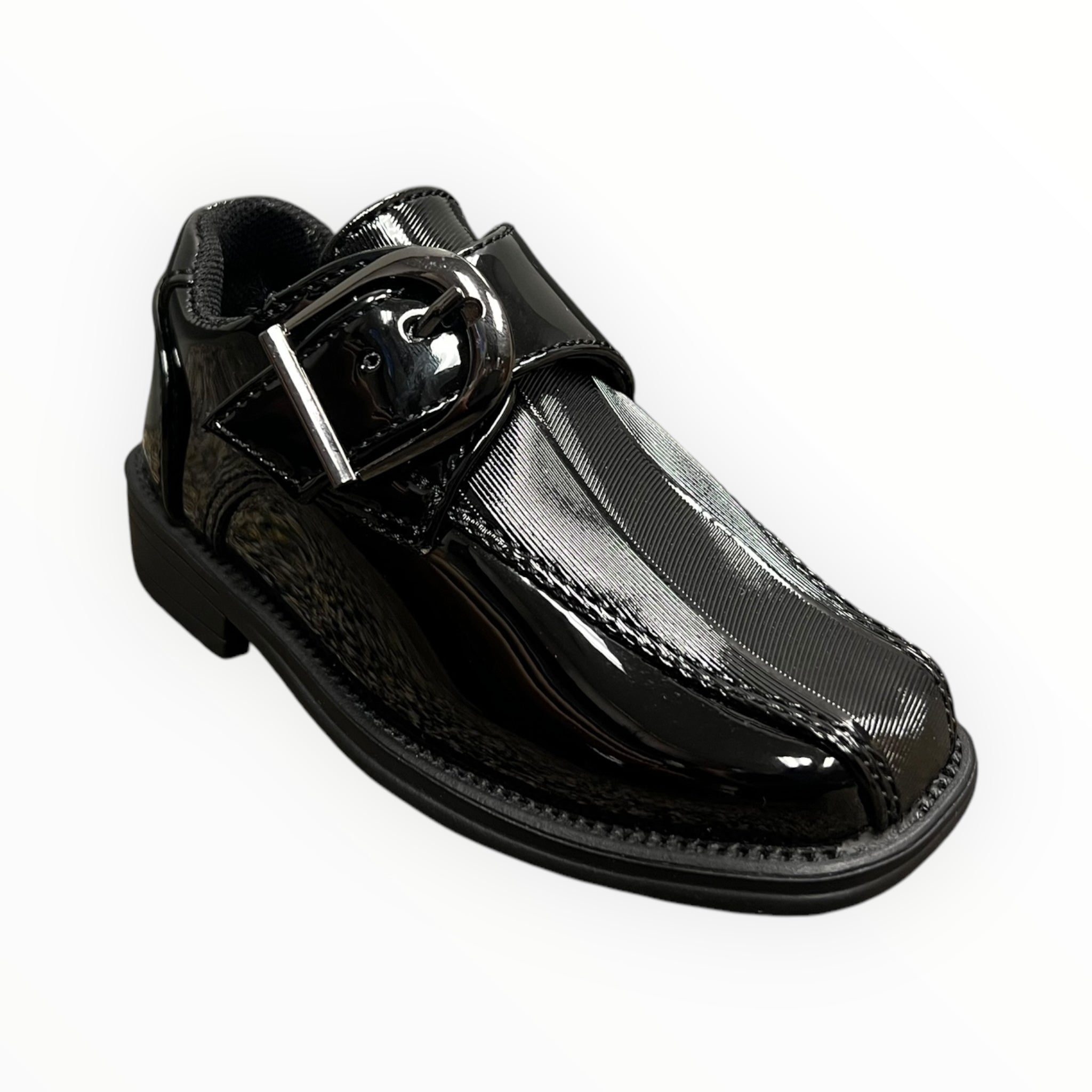 Patent Oxford with strap Preschool sizes