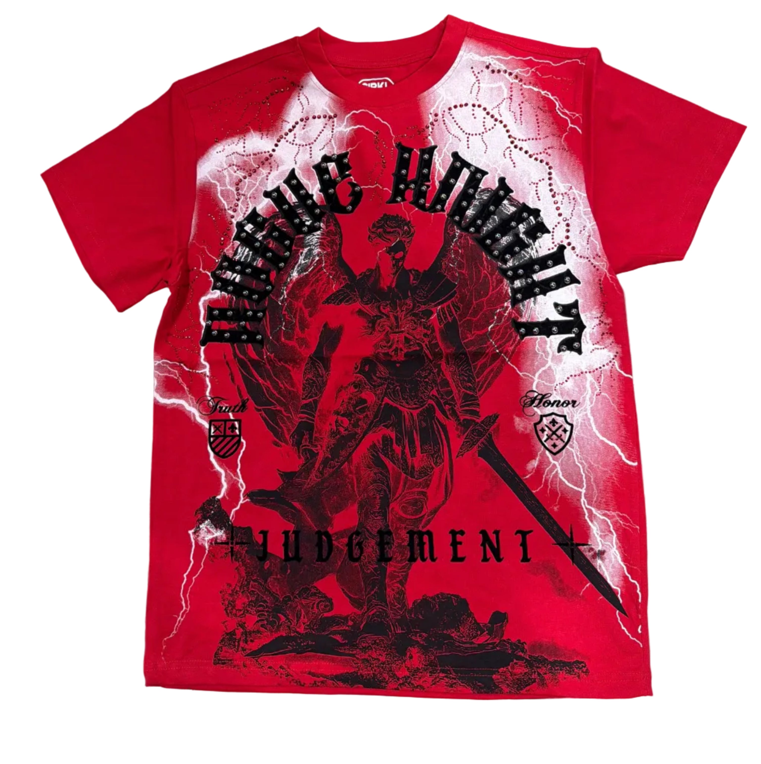 Cirkl denim “JUDGEMENT” tee