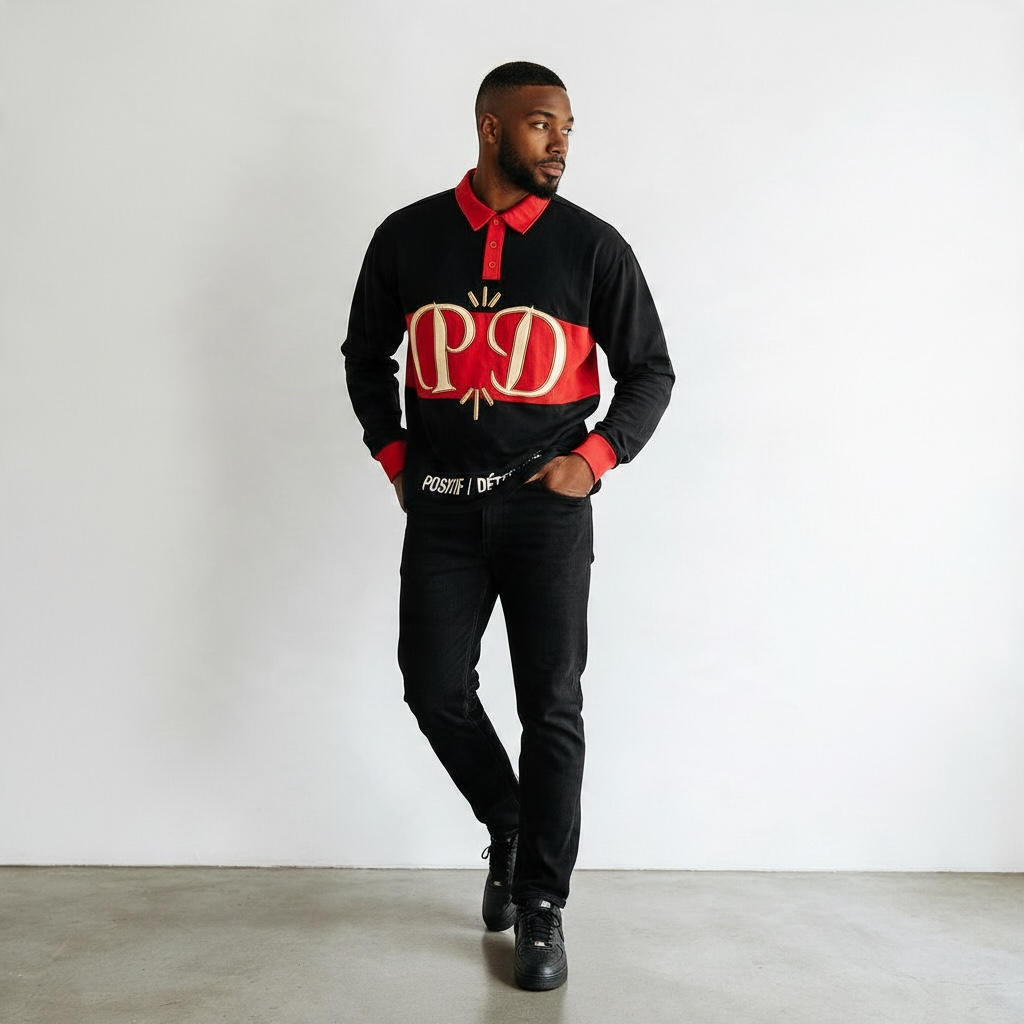 Switch Long Sleeve Rugby Polo