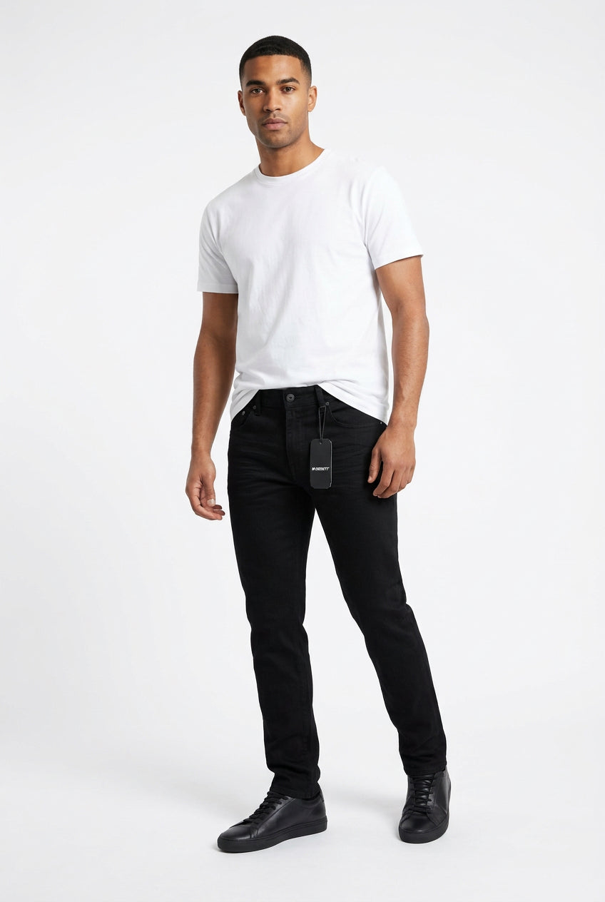 M.Society Straight Black Jeans
