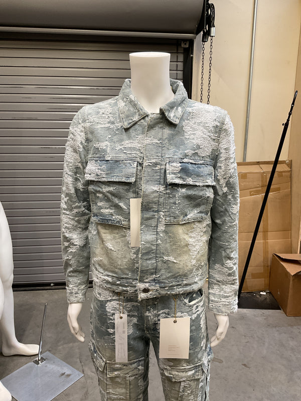 Waimea Vintage Wash Camo Jacket