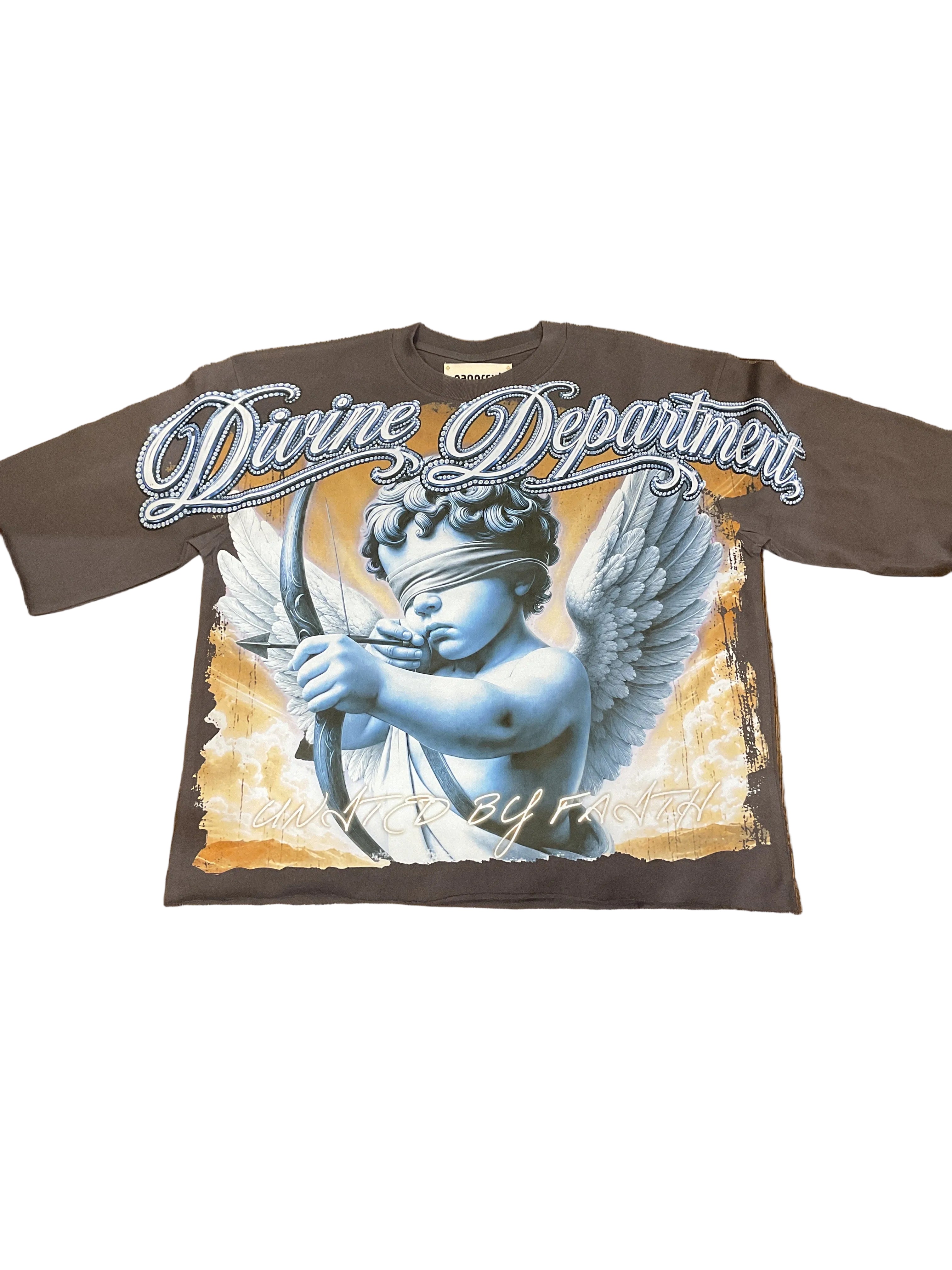 Paper cut crop tee Divine Depature