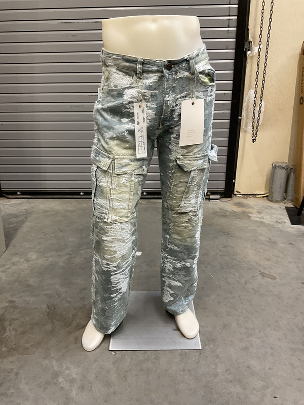 Waimea Vintage Wash Baggy Camo Jeans
