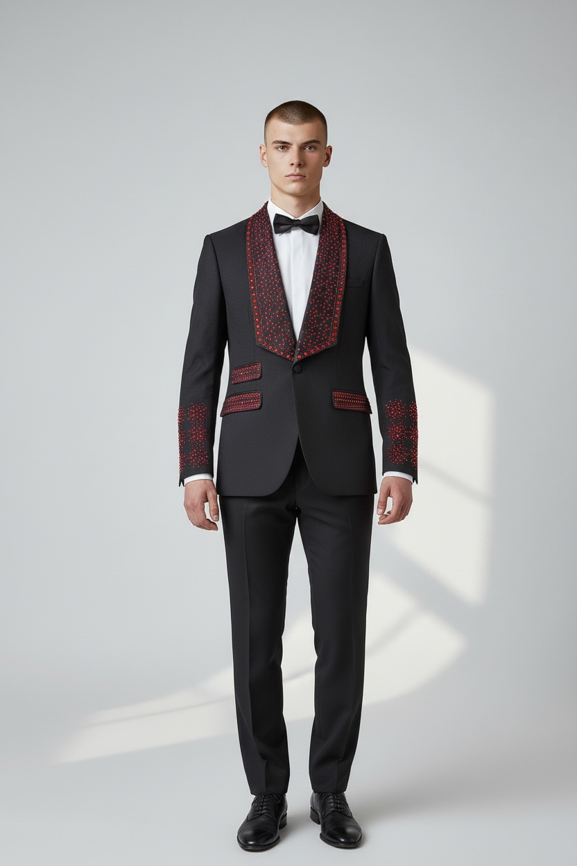 Statement clothing Bella embellished tuxedo