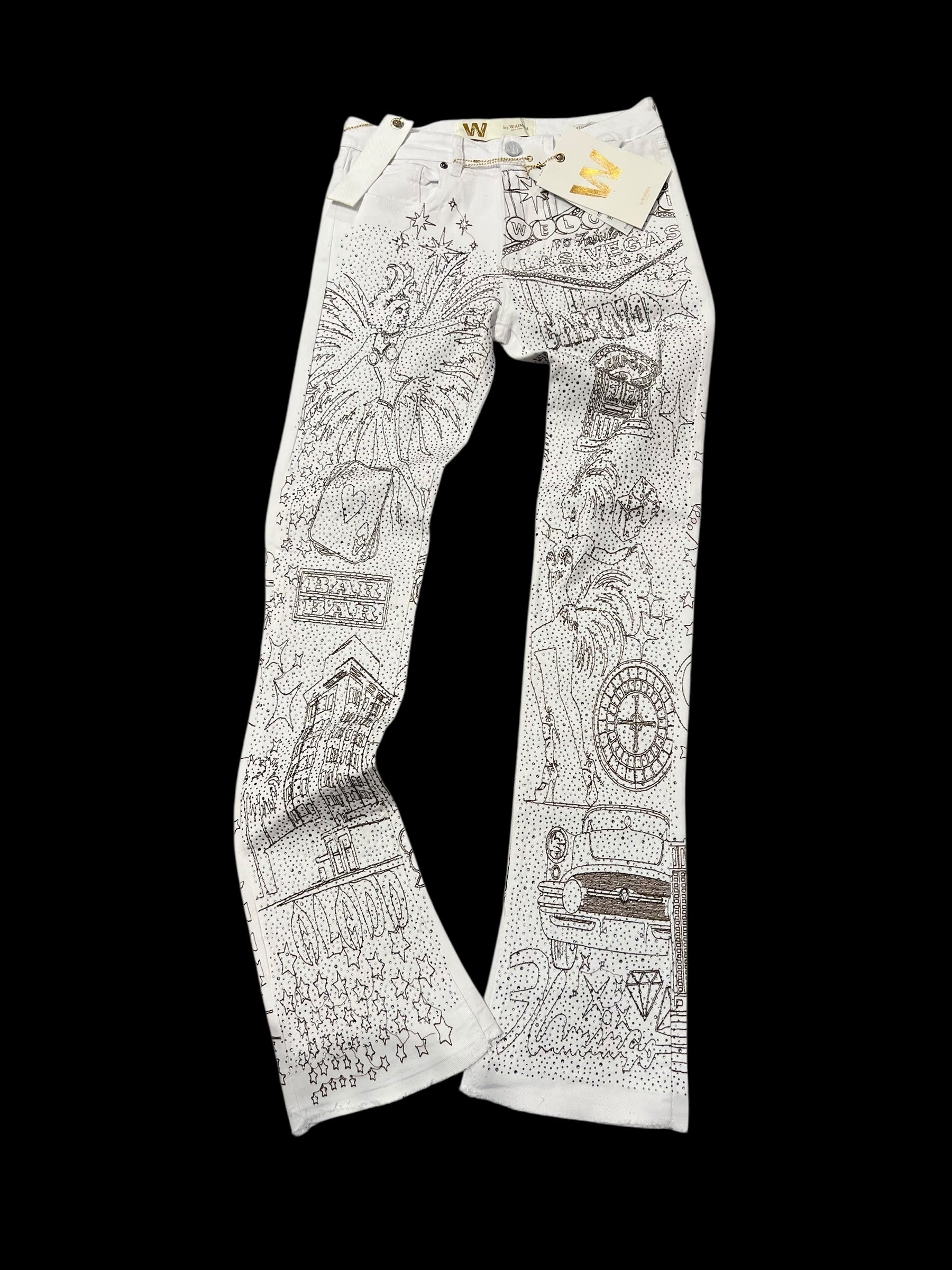White print Jeans from Waimea