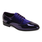 After Midnight Patent/Velvet Lace Up (7023)