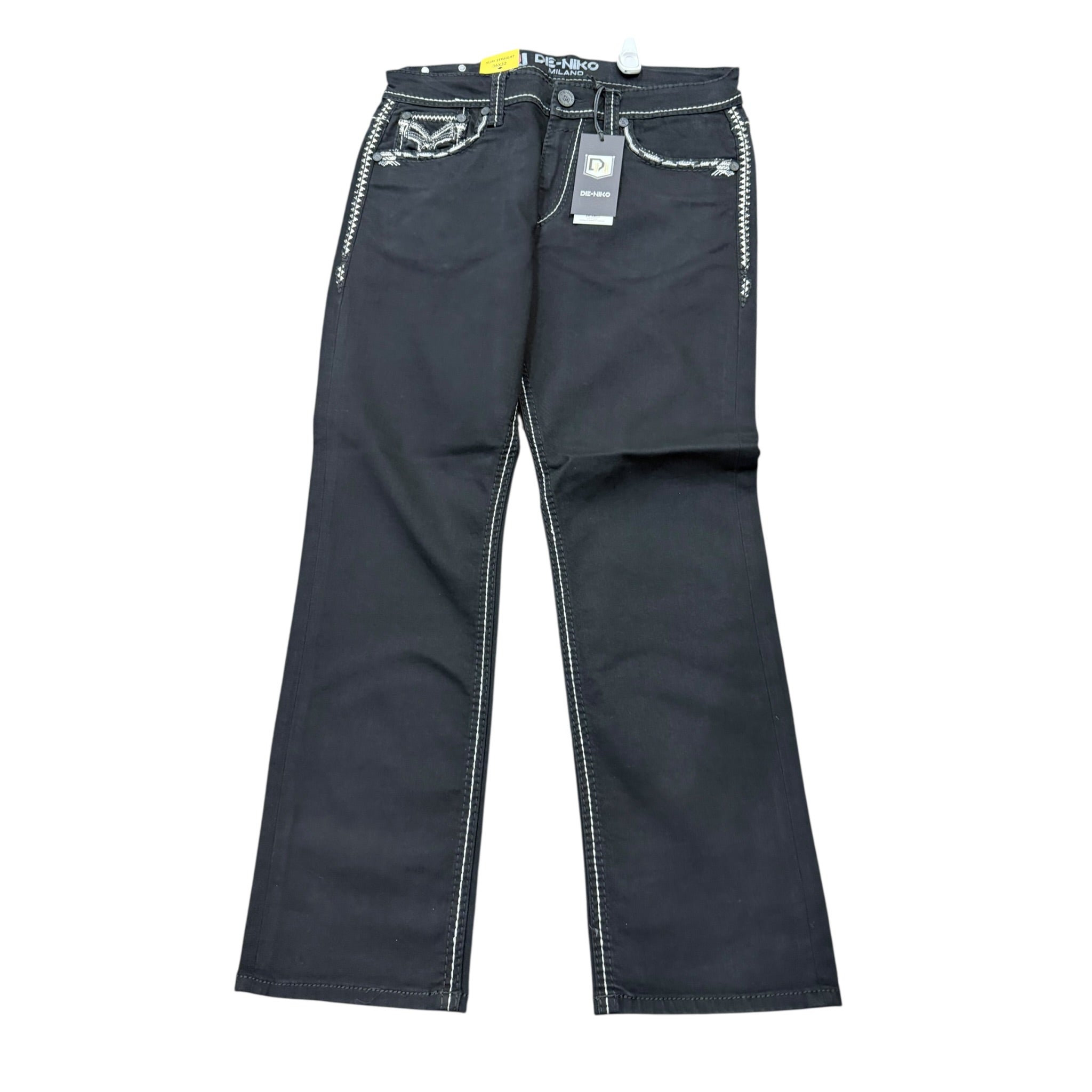 DeNiko Jet black Jean for men