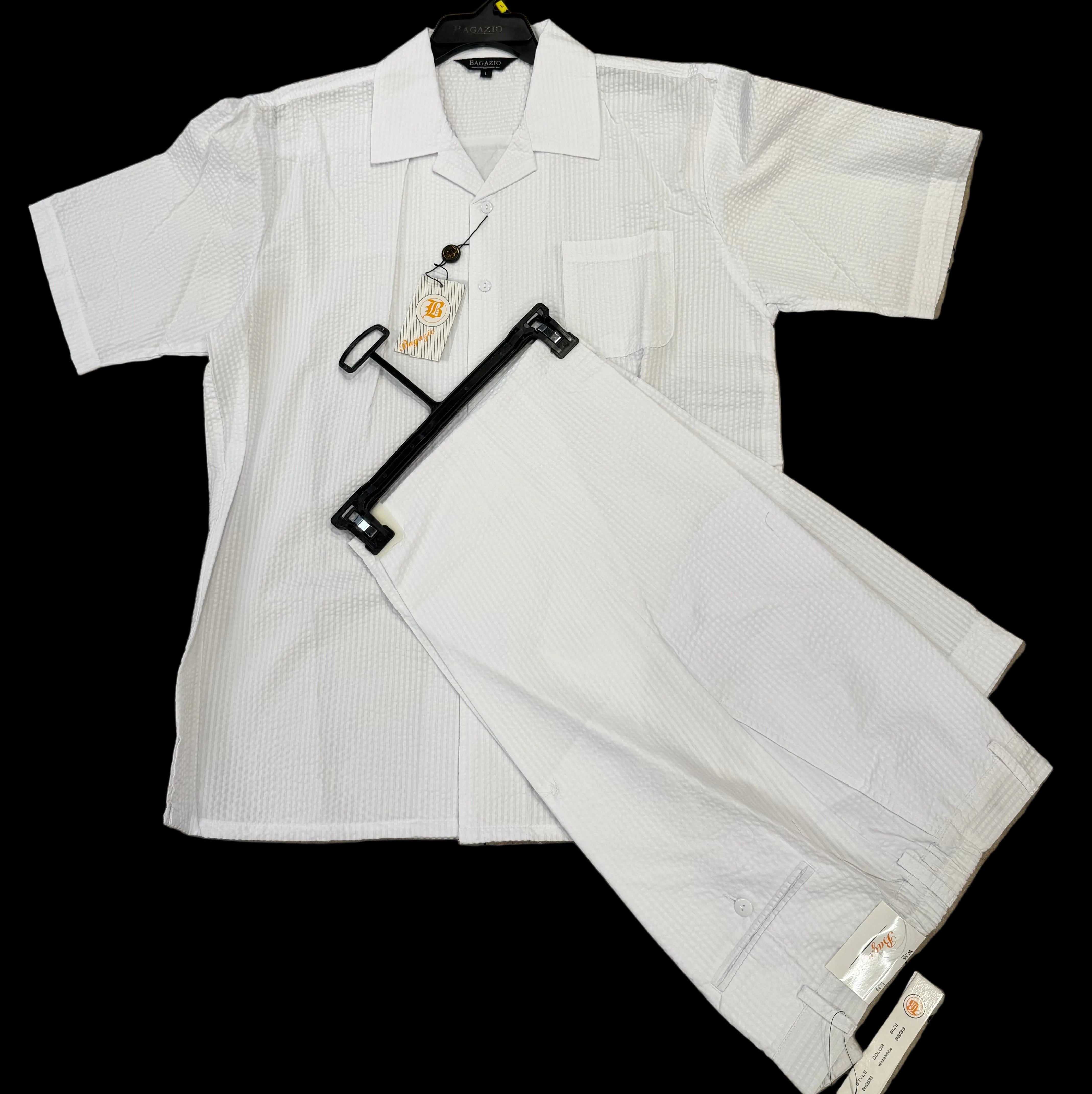 Bagazio Seersucker pant set for Men