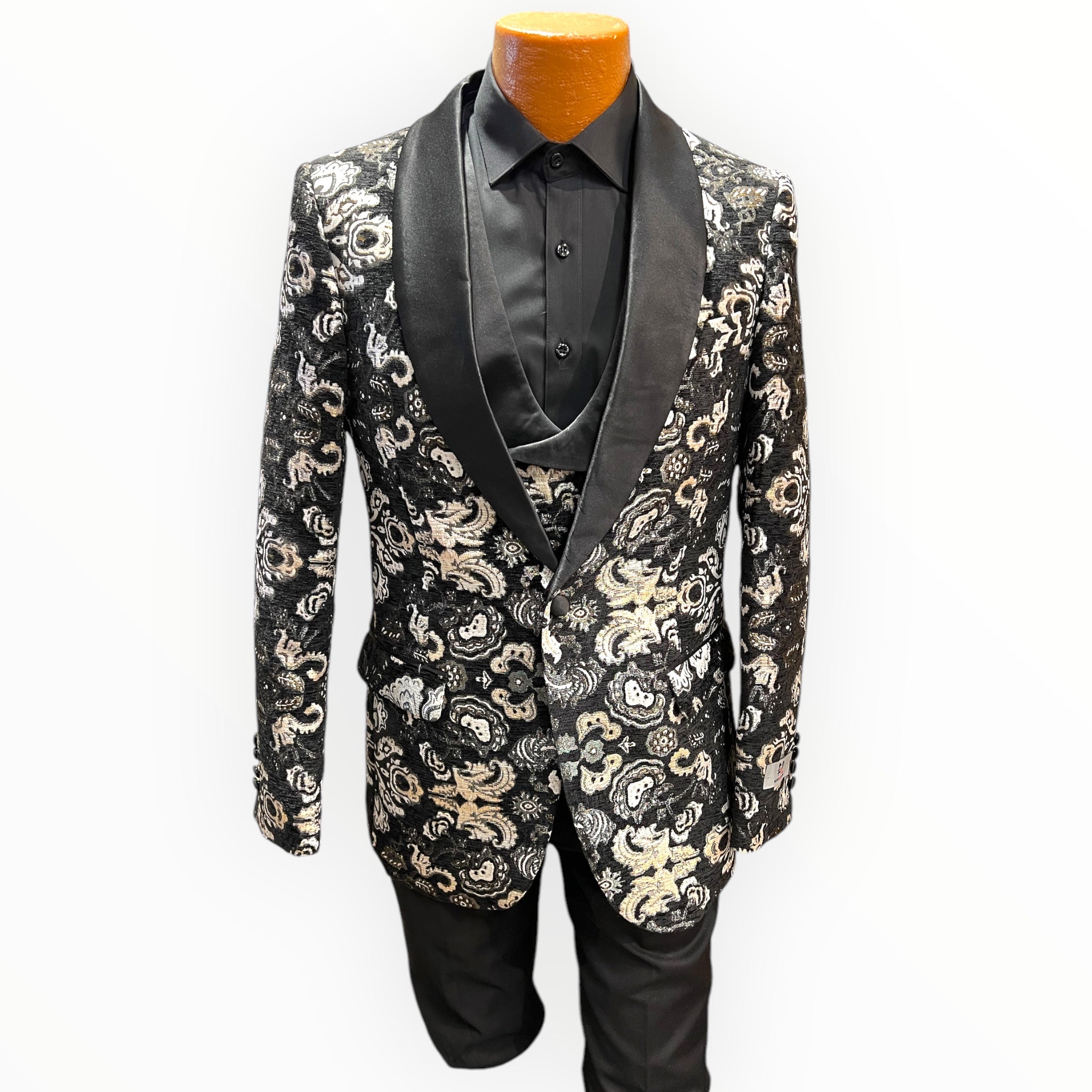 KENTNPARK (JP179) Cream/Black Blazer