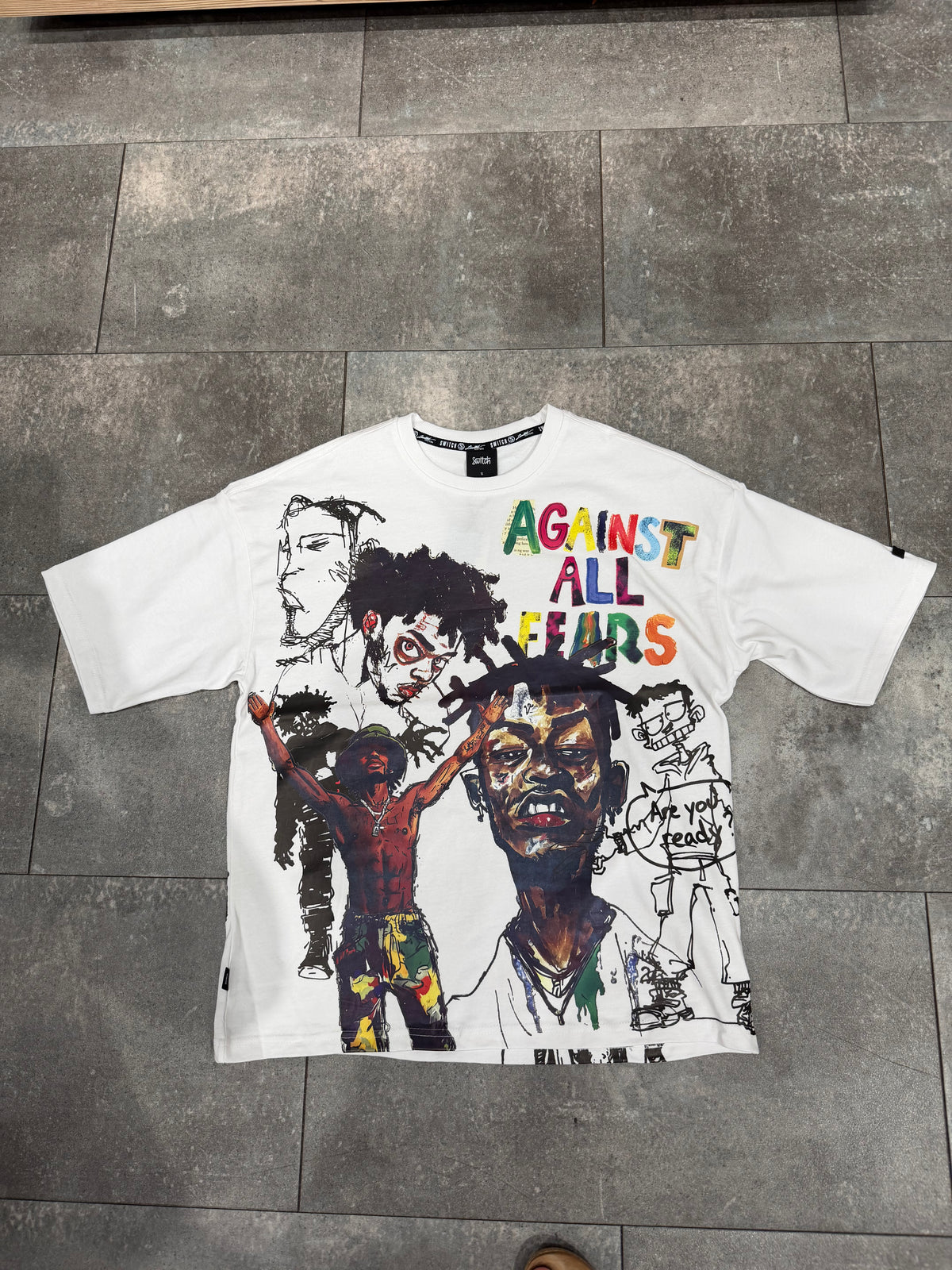 Switch Against All Fear tee