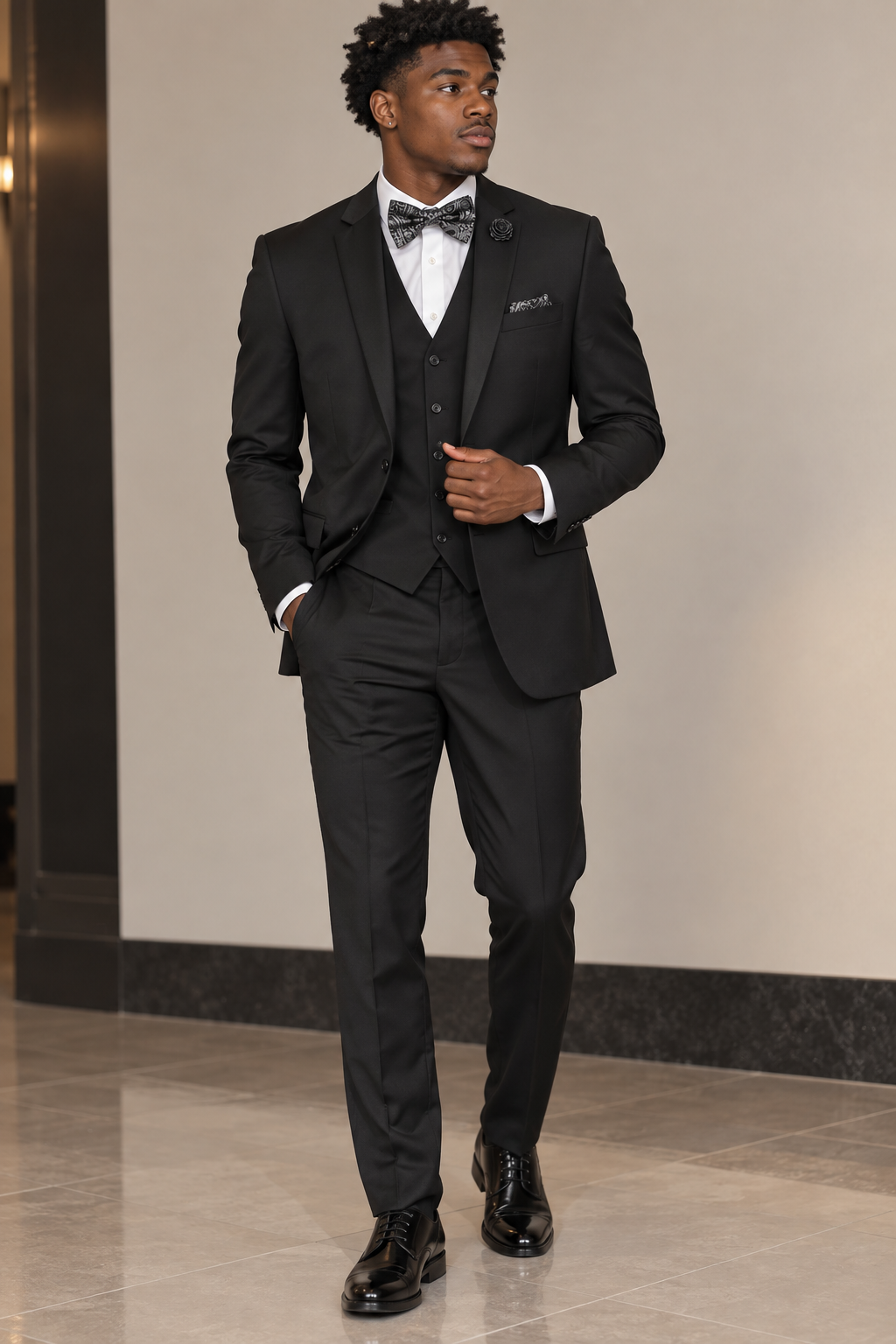 Bello e Ricco Black Suit