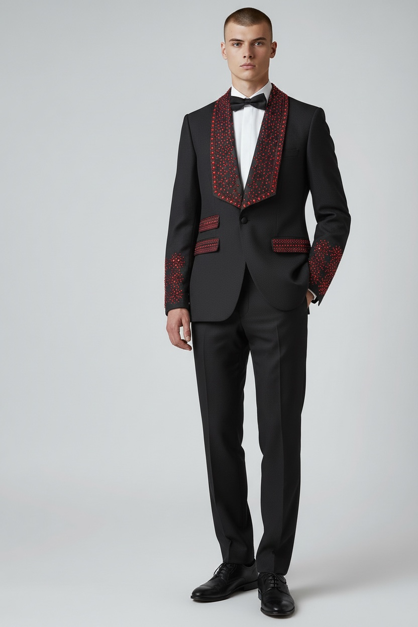 Statement clothing Bella embellished tuxedo