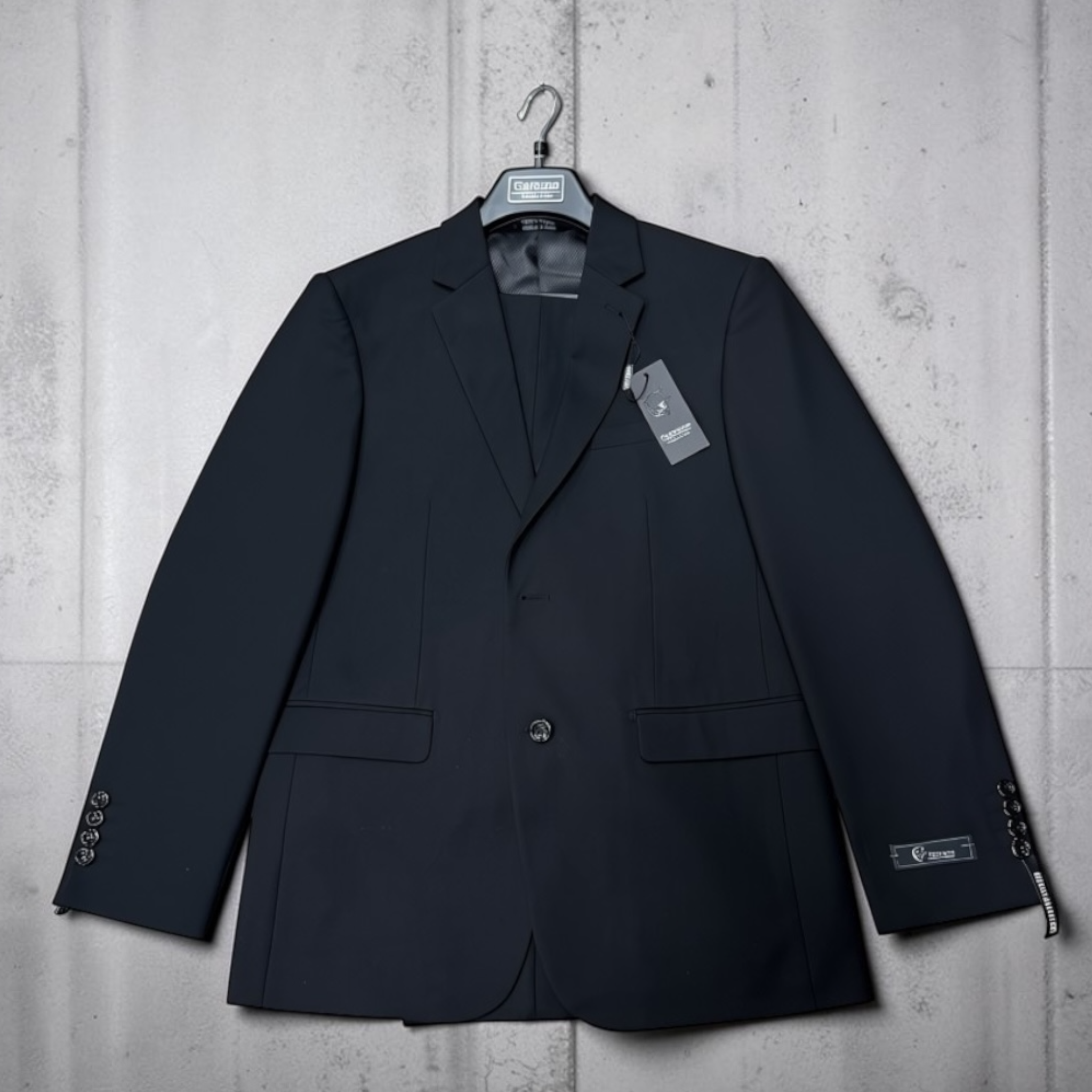 Capitano Big & Tall black suit