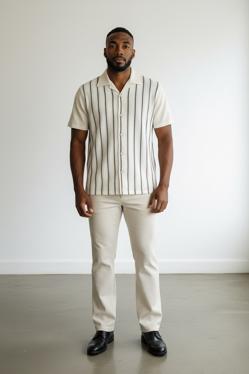 Suslo Couture Mesh shirt leisure set