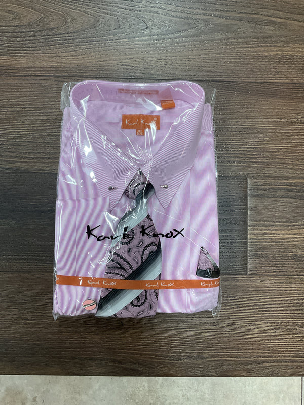 Karl Knox Pink Dress Shirt for Men