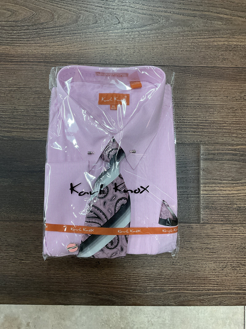 Karl Knox Pink Dress Shirt for Men