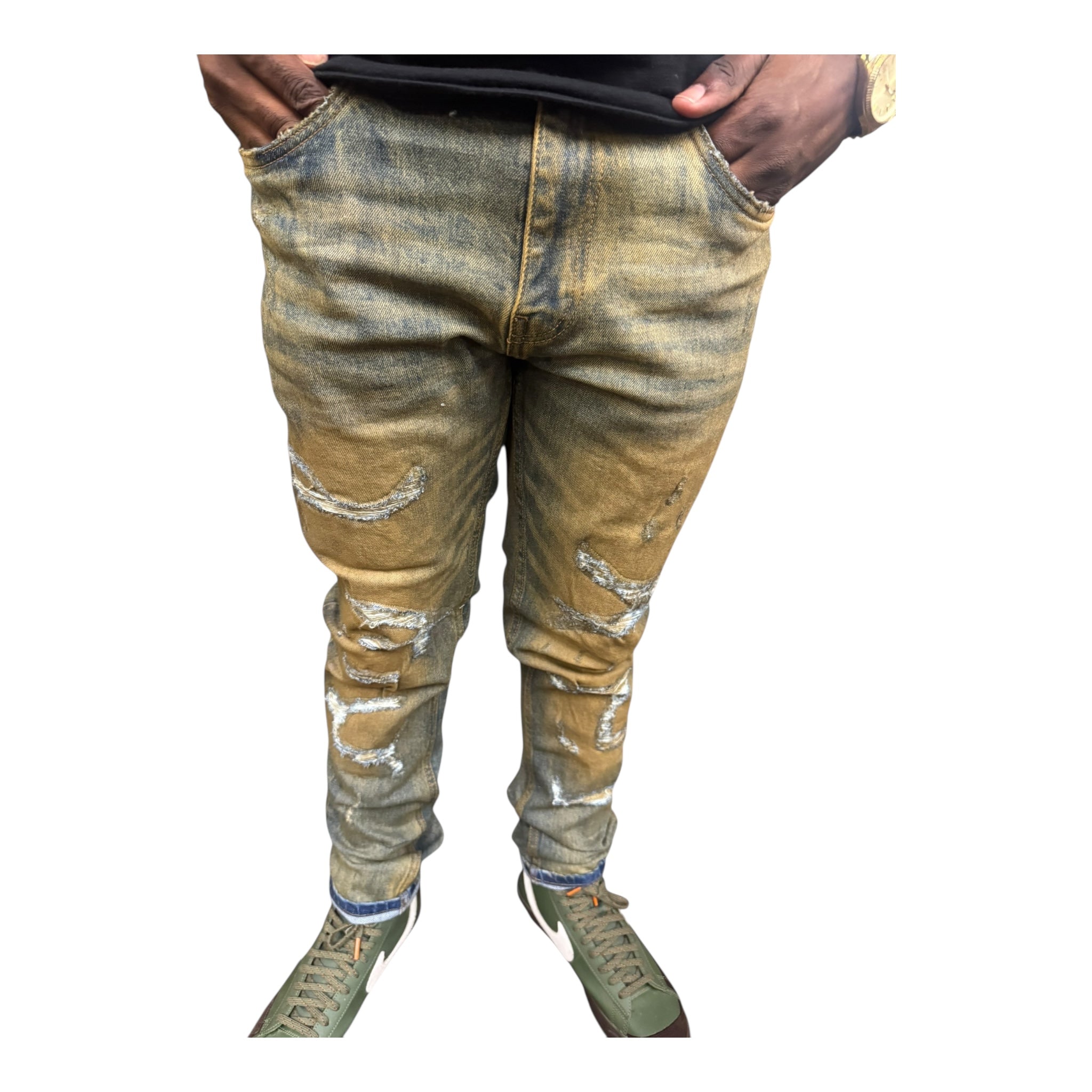 Laredo ripped Slim Jeans from Arketype