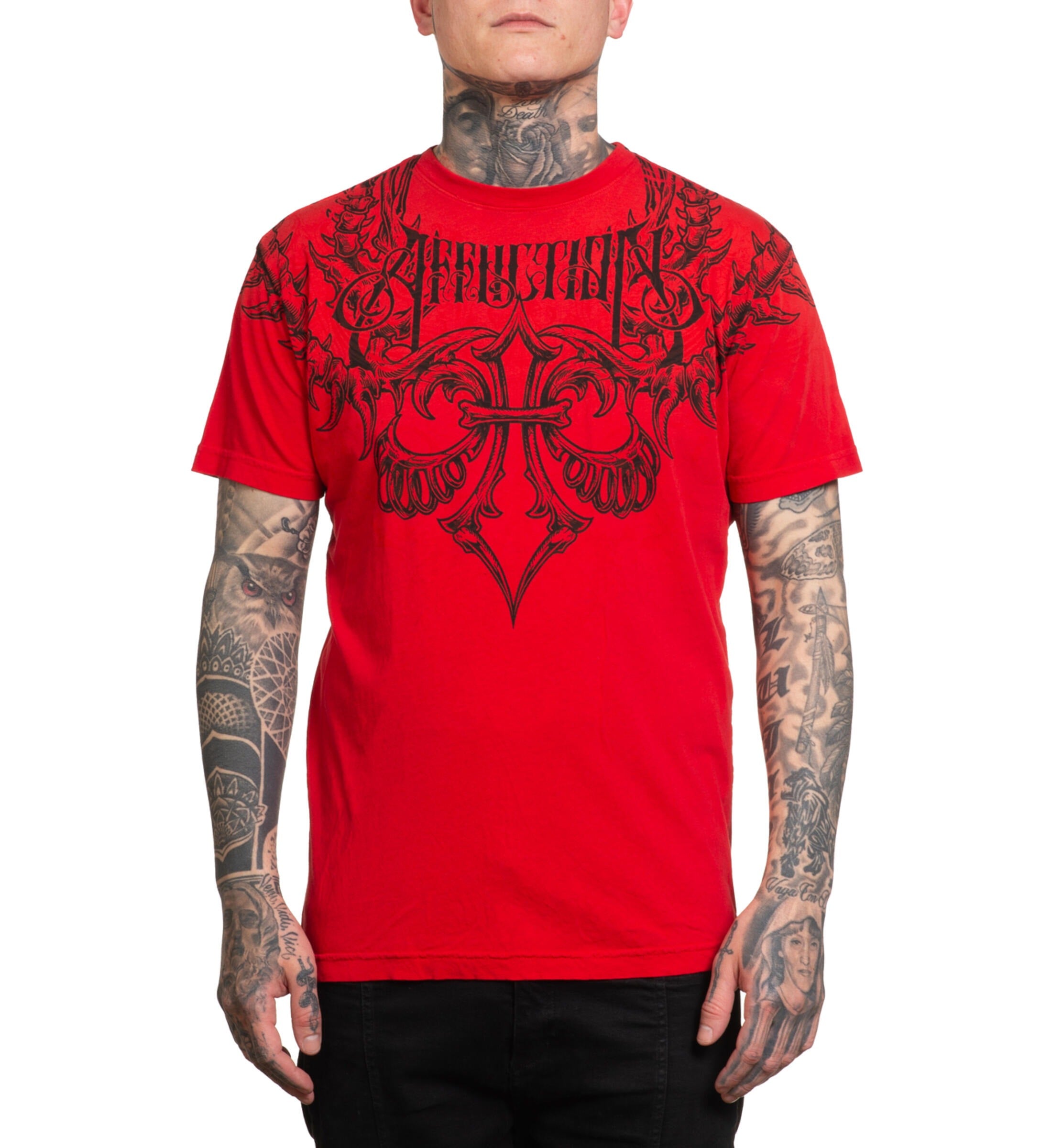 VERTIBRATE S/S TEE (A26913) By Affliction Teees