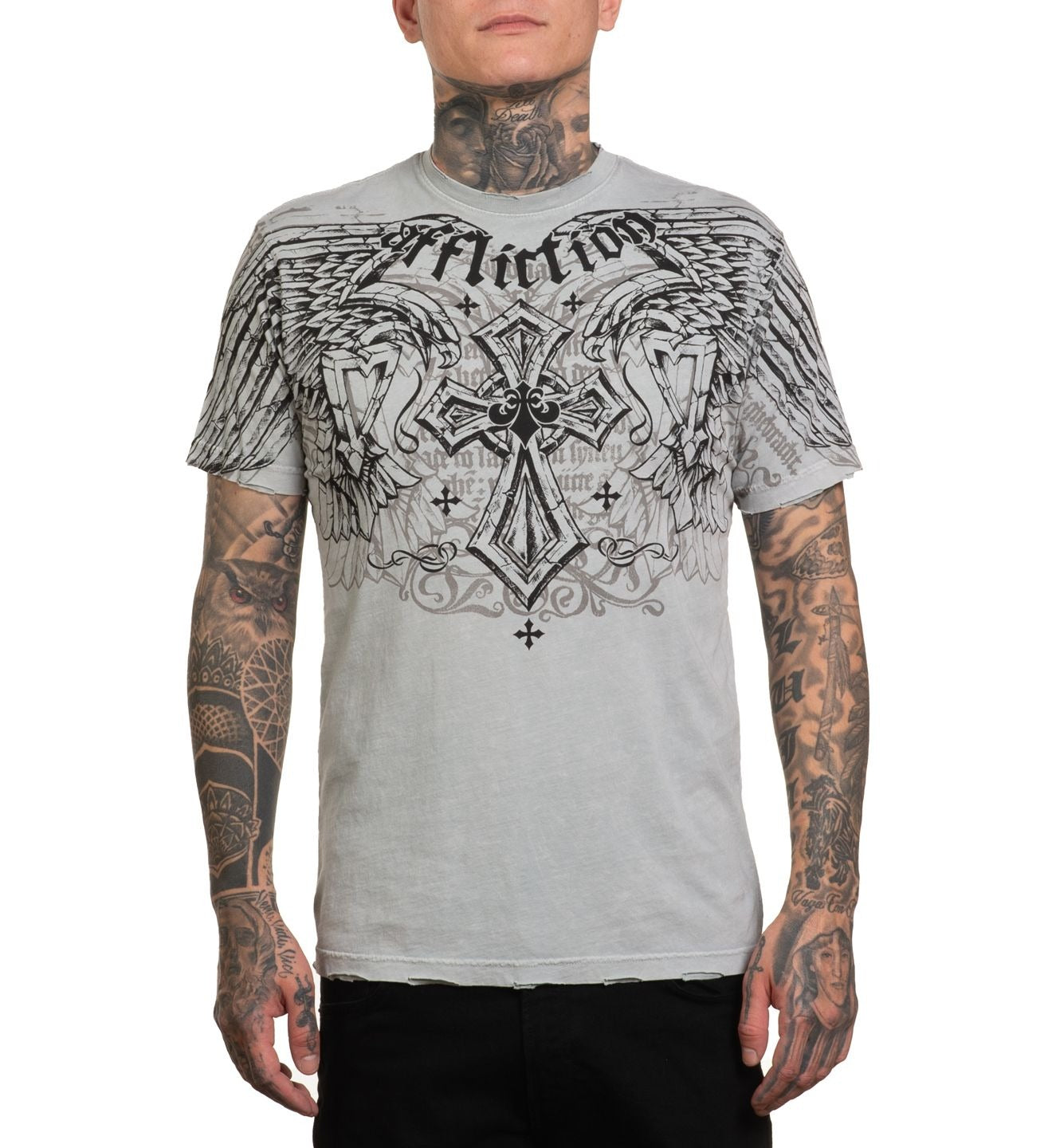 KINGDOM S/S TEE (A26992) by Affliction Tees