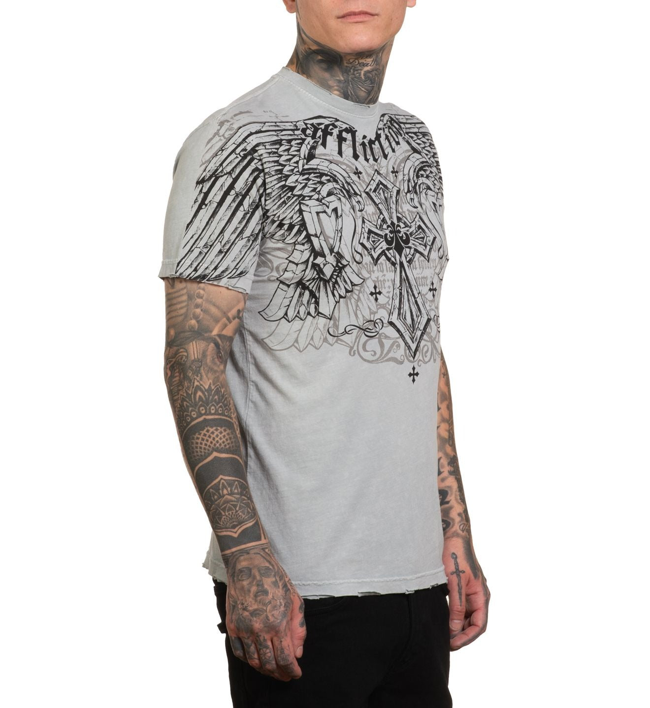 KINGDOM S/S TEE (A26992) by Affliction Tees