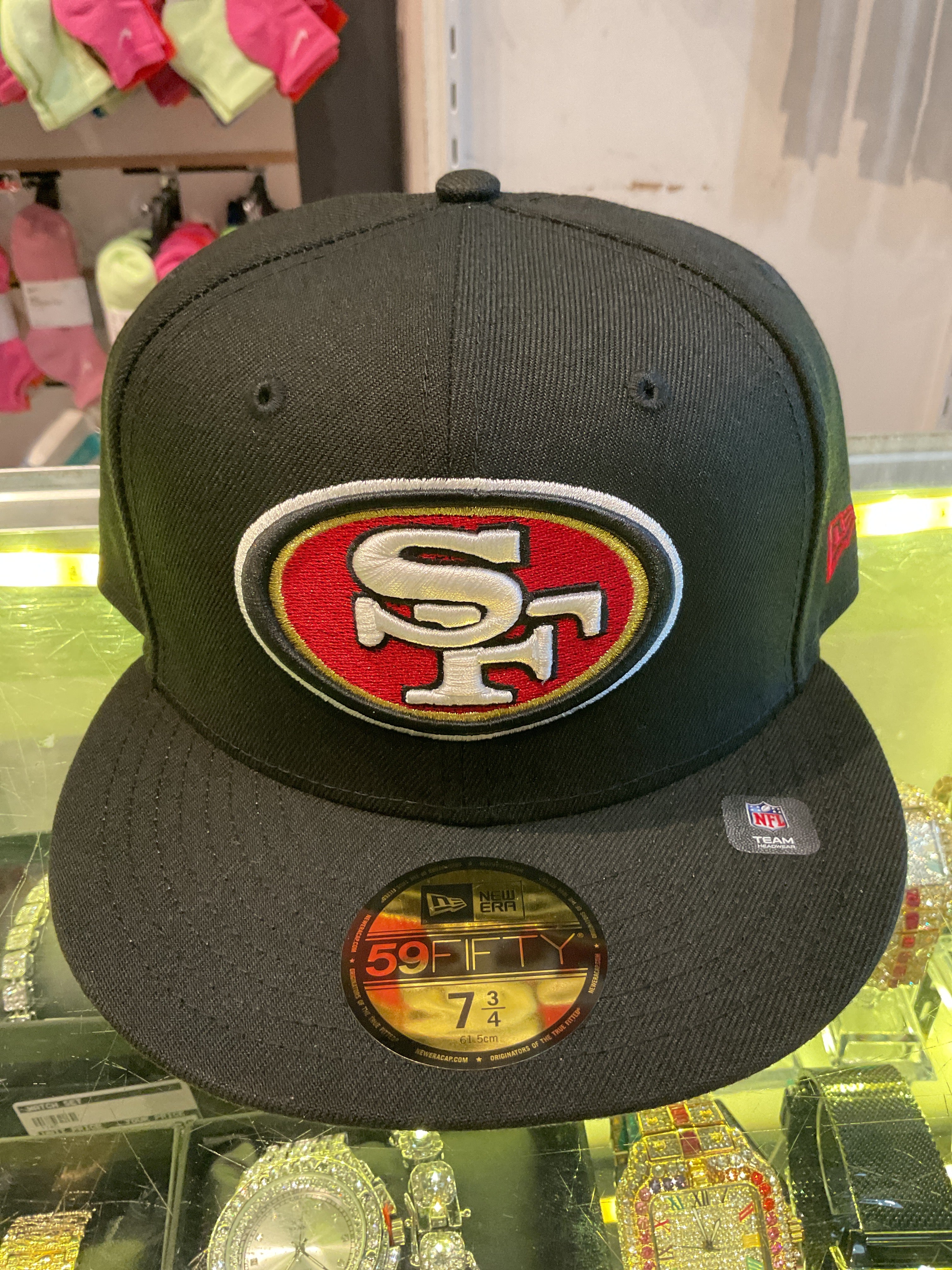 San Francisco 49ers Black New Era Fitted Cap